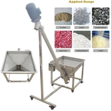 Cylindrical Spring Feeder Screw Type Vibrating Hopper Inclined Conveyor 220V 1PH