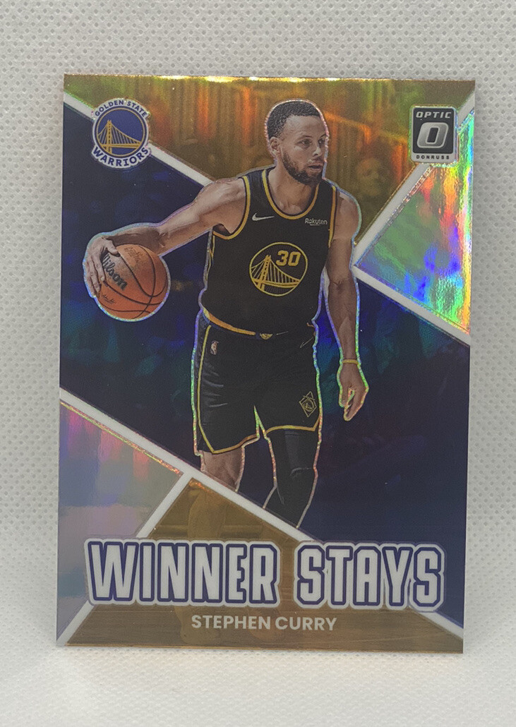 2022 Donruss Optic #18 Stephen Curry Winner Stays Holo Prizm