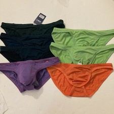 Pack of 7 Mens Bikini Briefs US size L Summer Cool Underwear Stretch 420