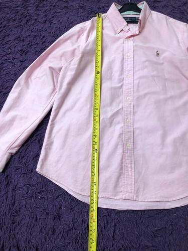 Camisa Polo Ralph Lauren De Colección Para Hombre Talla L Cuello Rosa - Imagen 7 de 18