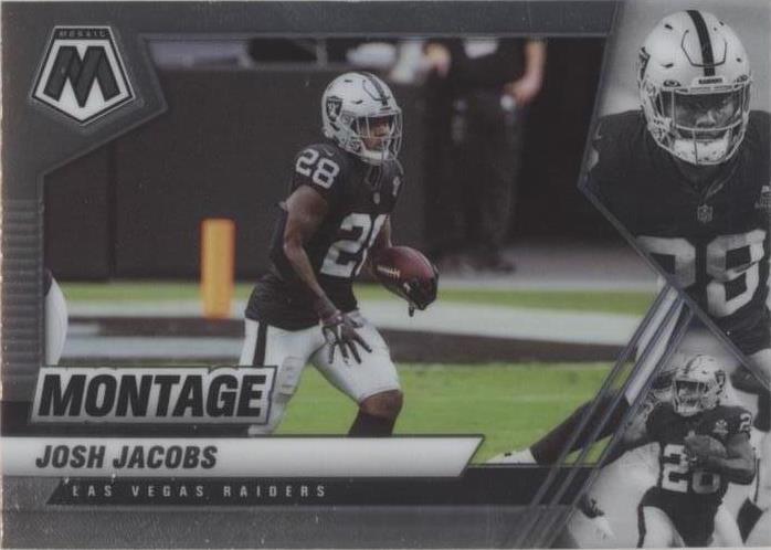 2021 Panini Mosaic Josh Jacobs #MON-13 - 1 of 2