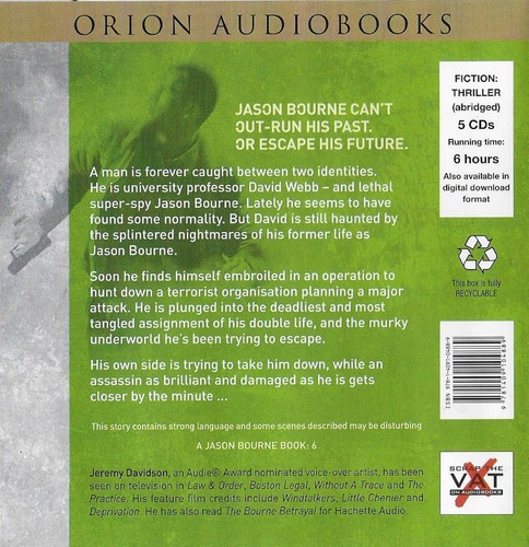 Robert Ludlum's THE BOURNE SANCTION - CD Audio Book - Eric Van Lustbader - Picture 2 of 2