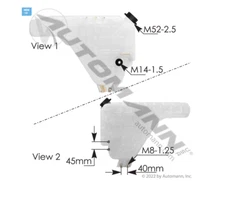 Automann 575.10317 International Coolant Reservoir 4062312C1 2512250C91