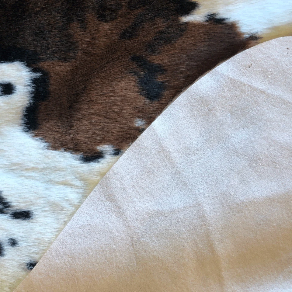 Kuhfell Teppich Kunstfell 180x220cm Fellimitat Waschbar - Bild 2 von 4