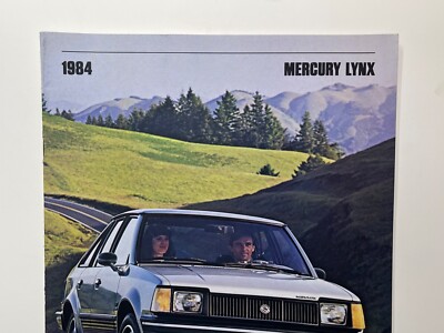 1984 Mercury LYNX Car *Original Sales Brochure* (21 Color Pages