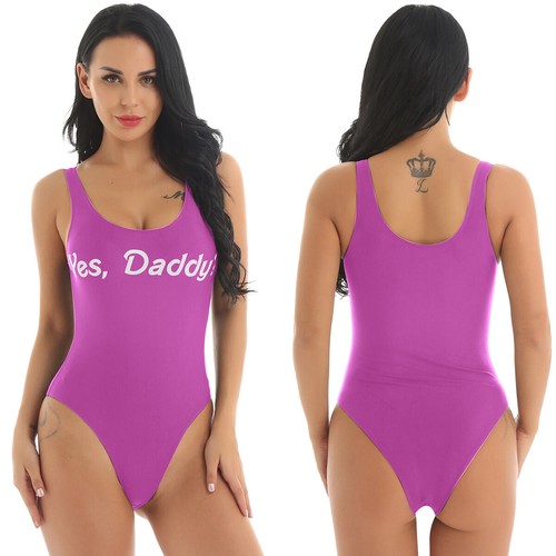 Damen Badeanzug One Piece Monokini Badeanzug Monokini Tanga Bodysuit Trikot - Bild 18 von 53