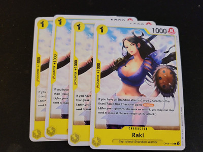 X4 Raki OP06-113 C - One Piece Card Game - Wings of Captain