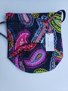 New-Vera-Bradley-Twilight-Paisley-Lighten-Up-Mini-Ditty-Bag-Plastic-Lined-FS