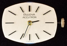 ACCUTRON Bulova 13 Jewels Cal 2300 Gold Dial Gold Markers