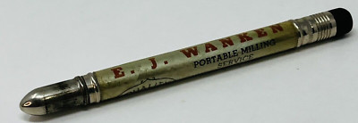 E.J. Wanken Portable Milling Service Renwick Iowa IA Advertising Bullet Pencil