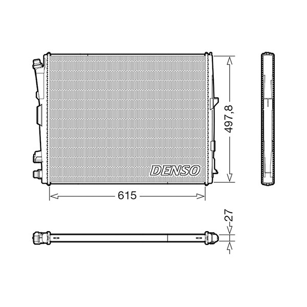 Denso Engine Cooling Radiator - DRM05123 - Fits BMW - OE Quality & Fit - Image 14