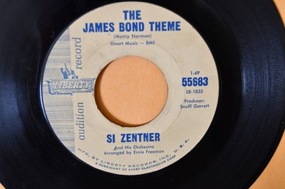 Si Zentner LIberty 45 The James Bond Theme 55683 From Russia With Love