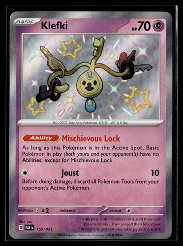 Pokemon TCG SV: Paldean Fates #159/091 Klefki