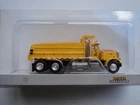 BREKINA  1973  PETERBILT 359  DUMP TRUCK  YELLOW / RED    HO  1/87   PLASTIC