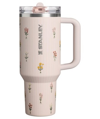 Keep Drinks Cold for Hours - Stanley 40oz Insulated Tumbler Rose Quartz