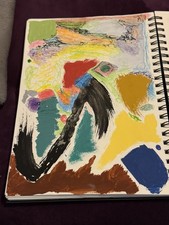 ROCK / FLEETWOOD MAC / PETER GREEN: 1 x Peter Green sketchbook with PERSONAL ART