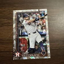 2025 Topps Series 2 SILVER DIAMANTE Chas McCormick #391 - Houston Astros