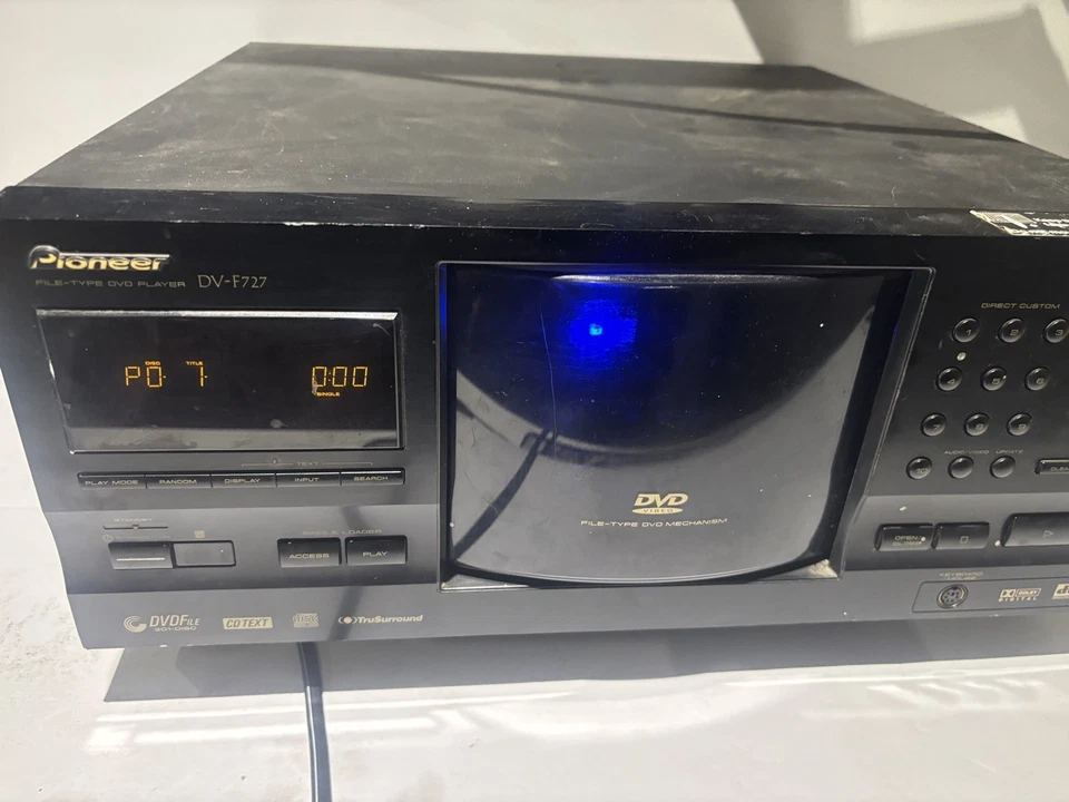Pioneer 300+1 DVD/CD Disc Model DV-F727 Player Changer, tested for power only  - Image 2 of 2