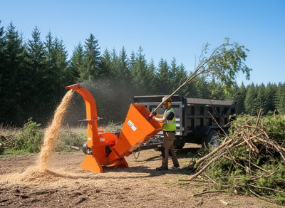 #ad Attachments 3 Point Wood Chipper 4 Inch PTO Driven for Tractors up to 45HP $1899.00