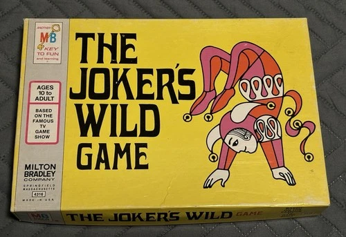 Jokers Wild 1973 Vintage Game by Milton Bradley With All  Cards Family Games