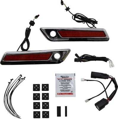 CD-SBL-BCM-RC LIGHT SBAG HNGE RED/CHR FLTRU 1750 ABS ROAD GLIDE ULTRA 107 2017