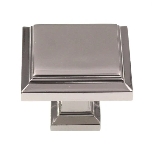 Atlas Homewares Sutton Place 1 1/4" Square Cabinet Knob Polished Nickel 289-PN - Picture 1 of 3