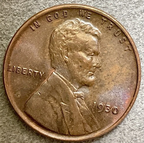 1930p  Lincoln Wheat Cent - [AU] About Uncirculated - High Grade ~ B878