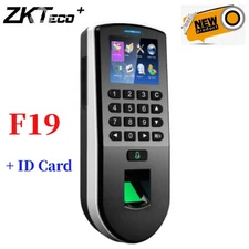 Zkteco F19 TCP/IP Fingerprint Time Attendance And Access System With ID Card