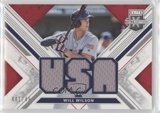 2019 Elite Extra Edition USA National Team Materials Black /499 Will Wilson 0xi8
