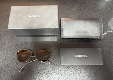 Chanel Pantos-Sonnenbrille original / PilotForm / Braun