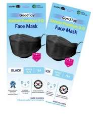 (Pack of 10) Day Korea Black Disposable KF-94 Face Mask 4-Layer Filters