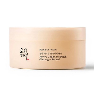BEAUTY OF JOSEON Revive Under Eye Patch : Ginseng + Retinal (60pcs) K-Beauty
