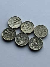 2014 £1 Northern Ireland Floral Shamrock and Flax One Pound Coin Good Condition