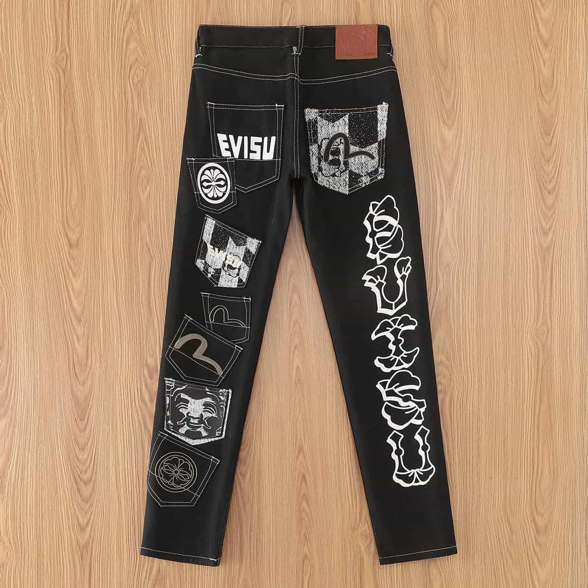 EVISU Button Blue Jeans for Men for sale | eBay