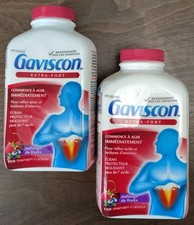 2 x Gaviscon Extra Strength 150 Chewable Tablets  Fruit Flavour  USA SHIPPER 