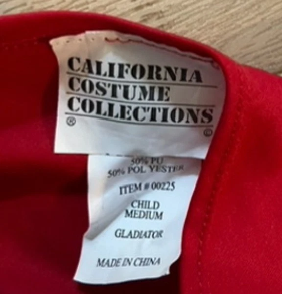 DISFRAZ DE GLADIADOR PARA NIÑO TALLA MEDIANA...TRAJE COMPLETO LISTO PARA MATAR Foto 2 de 4
