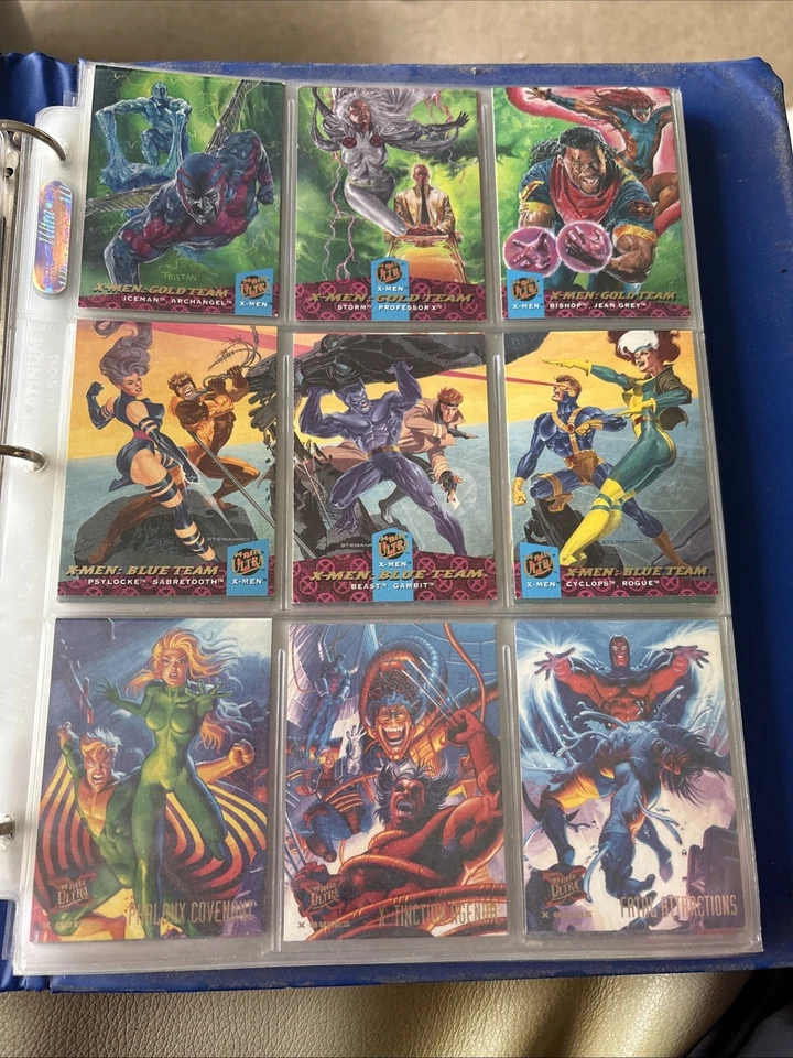 Marvel Fleer Ultra 94 And 95, 94 Masterpieces Binder - Image 4 of 4
