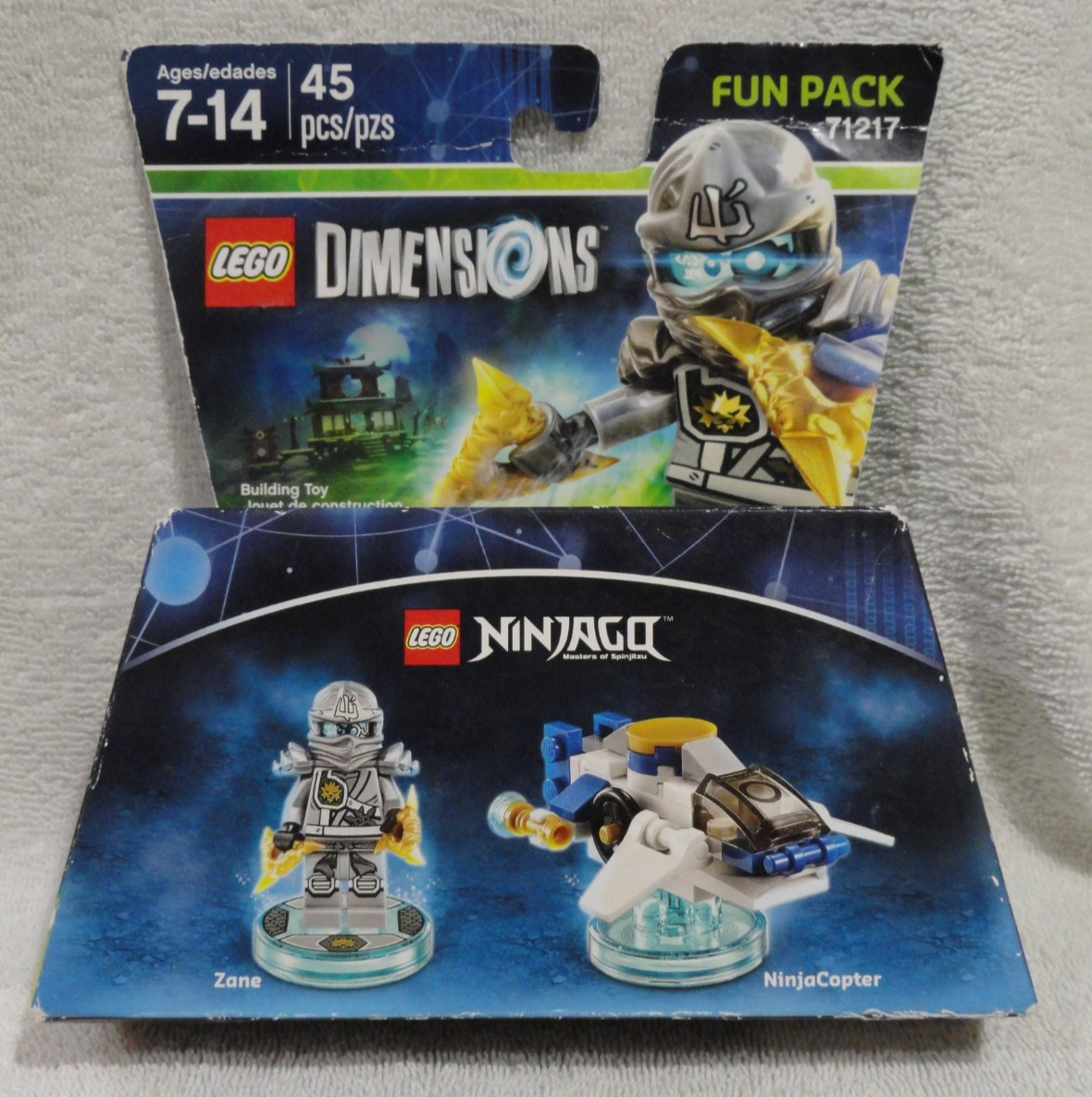 Lego Dimensions Ninjago Zane Ninjacopter Fun Pack 71217 RETIRED