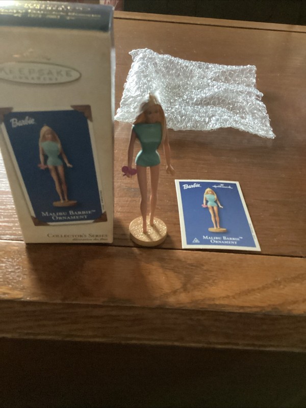 2003 Hallmark Keepsake Christmas Ornament Malibu Barbie 10th Series NIB