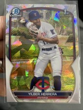 2023 Bowman Chrome Prospects #BCP-86 Yilber Herrera Atomic Ice Refractor RC 🔥⚾️