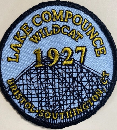 Lake Compounce Wildcat Wooden Rollercoaster Bristol Connecticut Souvenir Patch - Bild 2 von 3