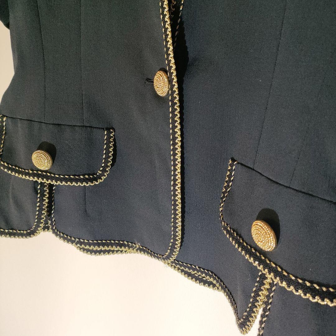 d.i.a 刺繍ジャケット　BLACK✖️GOLD jacket gold（ゴールド） | WOODY HOUSE 公式通販サイト