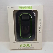 Cobra CPP 300 SP Compact 3-Output USB Solar Battery Pack Charger CPP 300 SP NEW