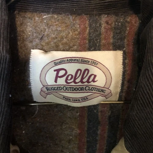 Vintage Paella Canvas Coat- Birmingham Iron Workers Union- Size L- Made USA image 3
