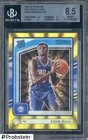 2024 Panini Donruss Basketball Holo Gold Laser Adem Bona #205 BGS 8.5
