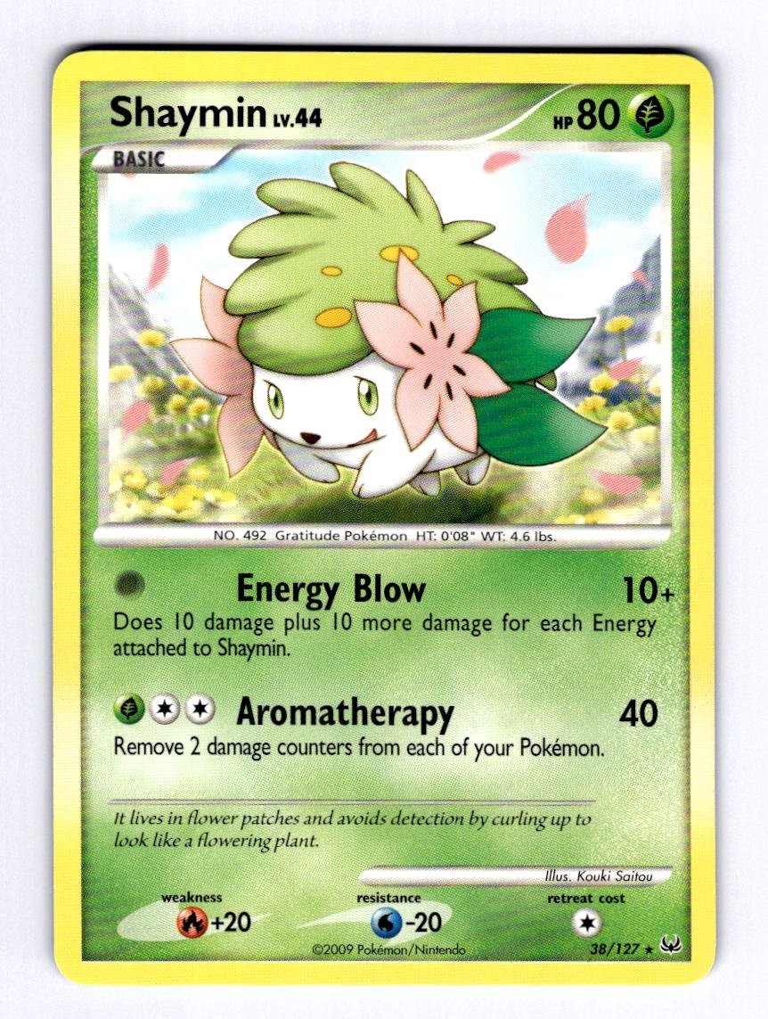 Shaymin (38) Platinum #38 (2009) Rare NM Pokemon