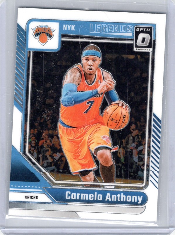 Carmelo Anthony #250 2024-25 Panini Donruss Optic Legends Knicks