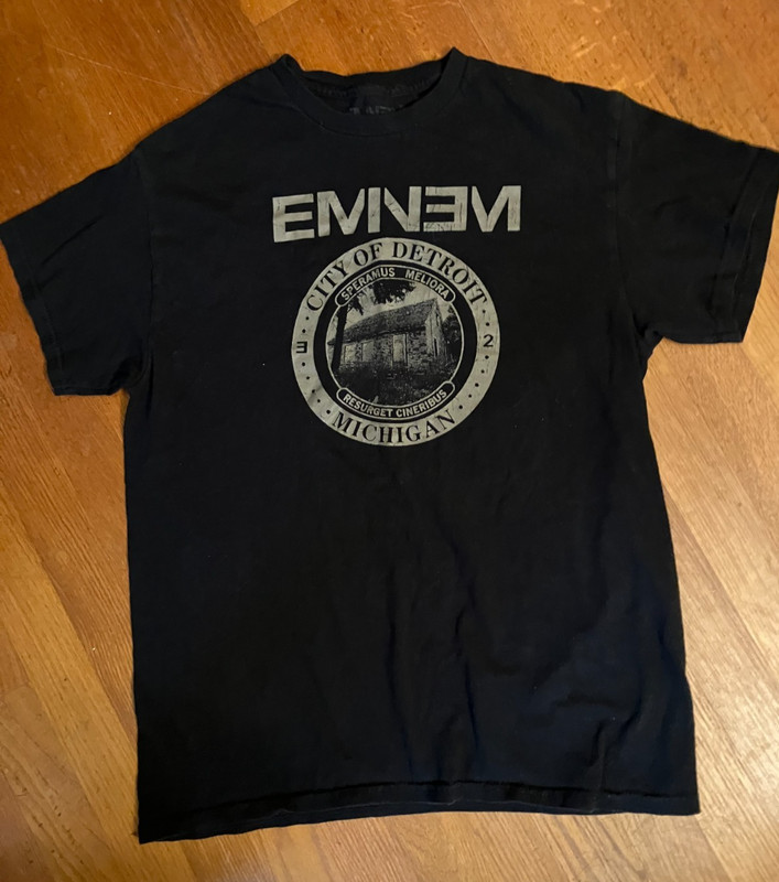 Eminem City Of Detroit Michigan T Shirt Size Medium, Unisex, Rap, Hip Hop