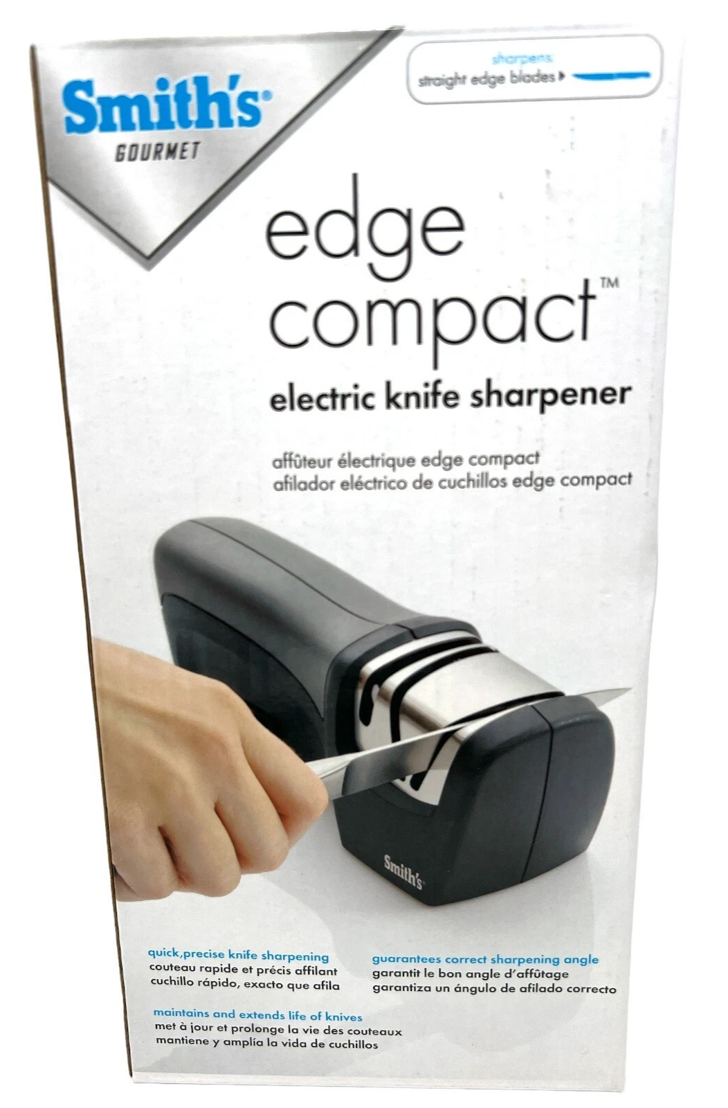 Smith's Gourmet Edge Compact Electric Knife Sharpener 50029