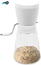 5716 Hand Crank Nut Chopper/Grinder, 7.5 Inches White